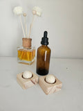 2 Piece Beechwood Oil Diffuser